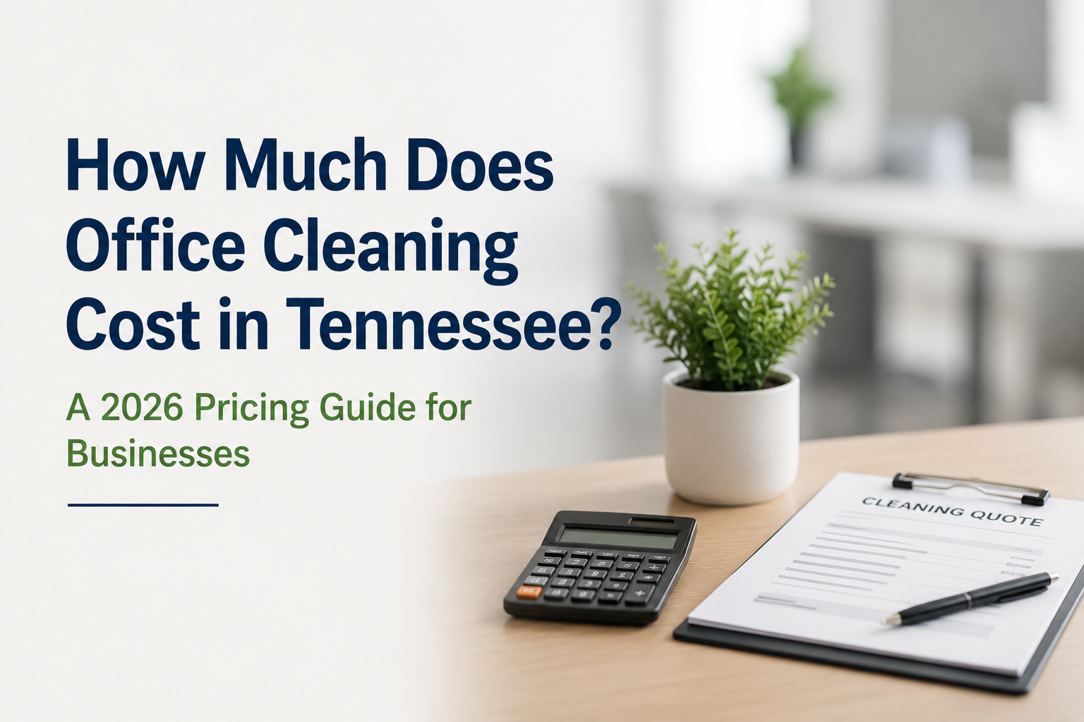 How Much Does Office Cleaning Cost in Tennessee?
